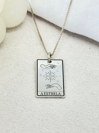 Colar Tarot A Estrela