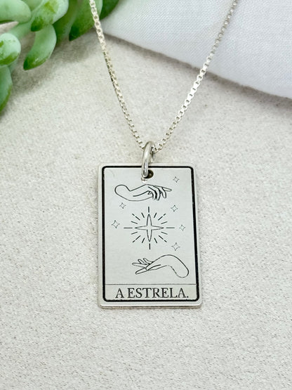 Colar Tarot A Estrela