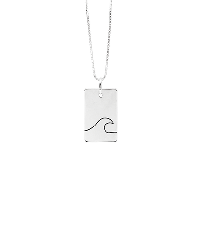 Colar Placa Onda G