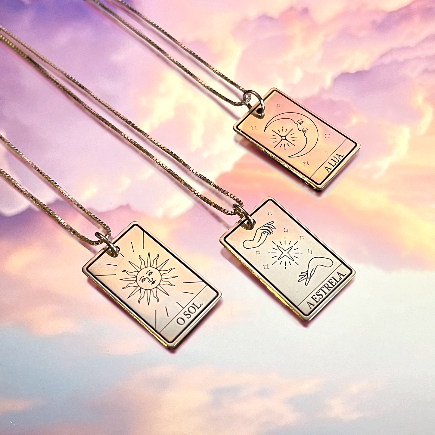 Colar Tarot A Estrela